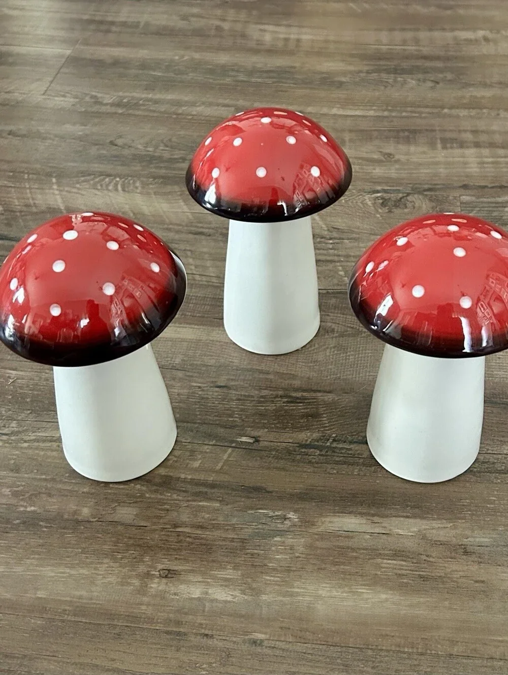 Streamline Imagined Mushroom Light Bundle of 3 Lights 7” Tall